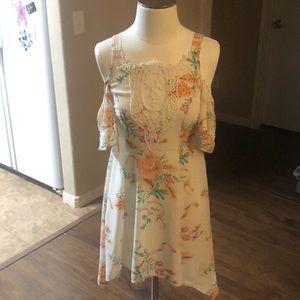 Disney Beauty And The Beast Floral Dress - XS